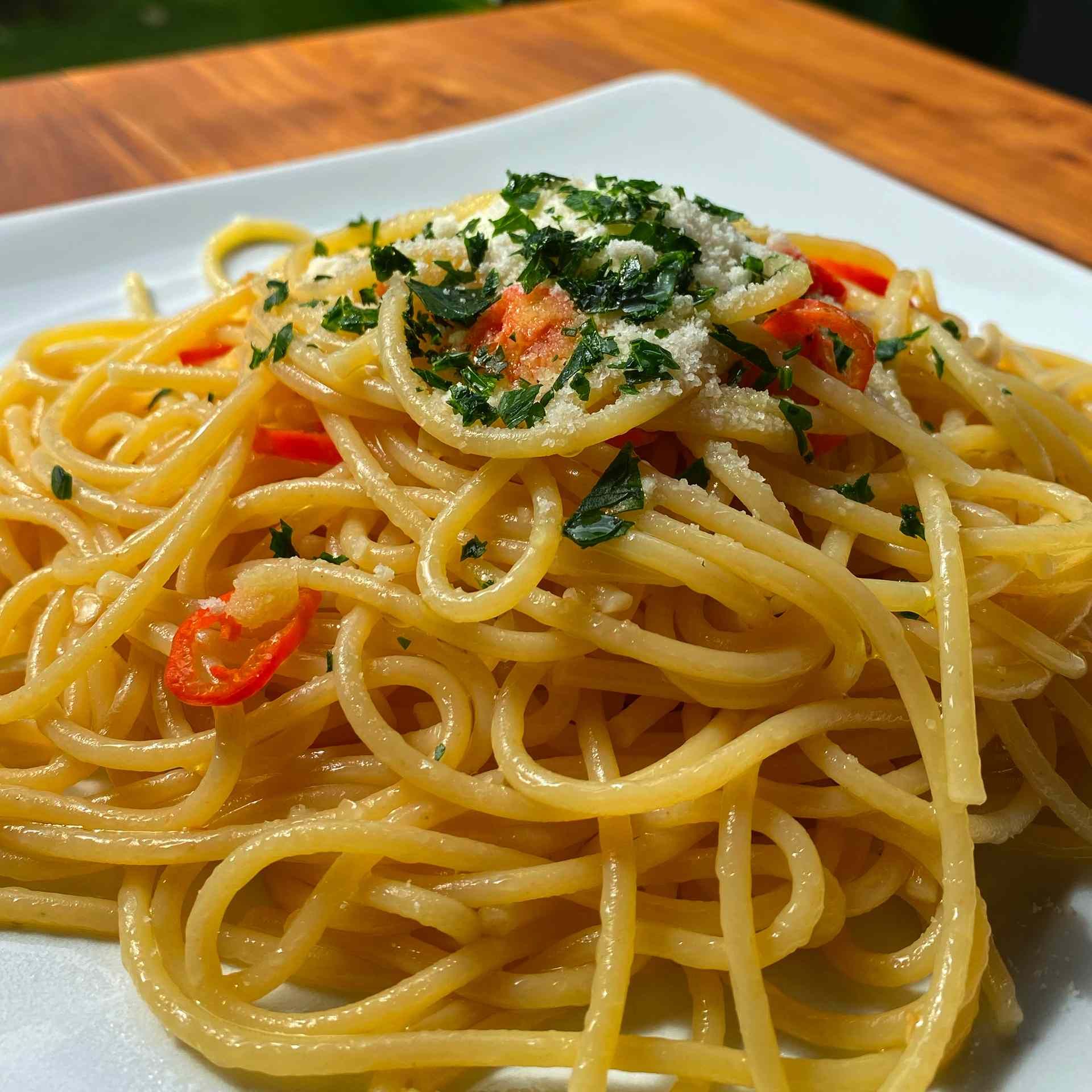 aglio olio e peperoncino