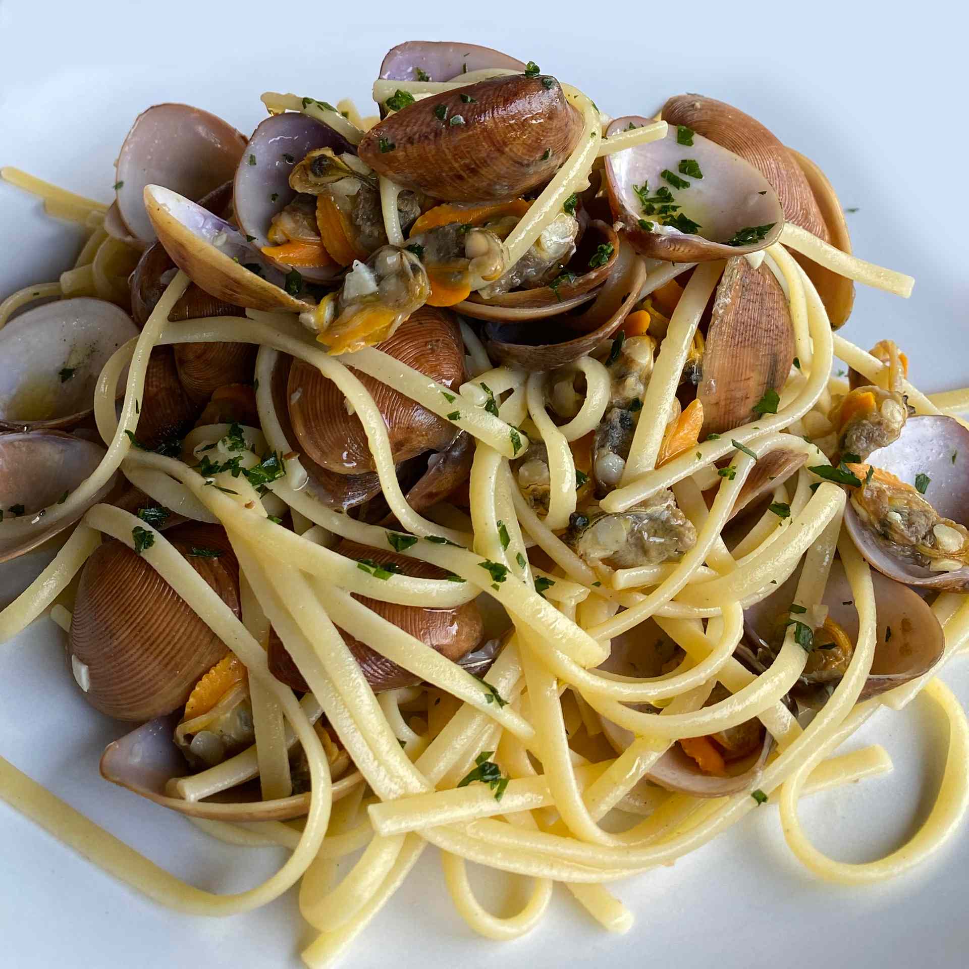 spaghetti vongole e limone