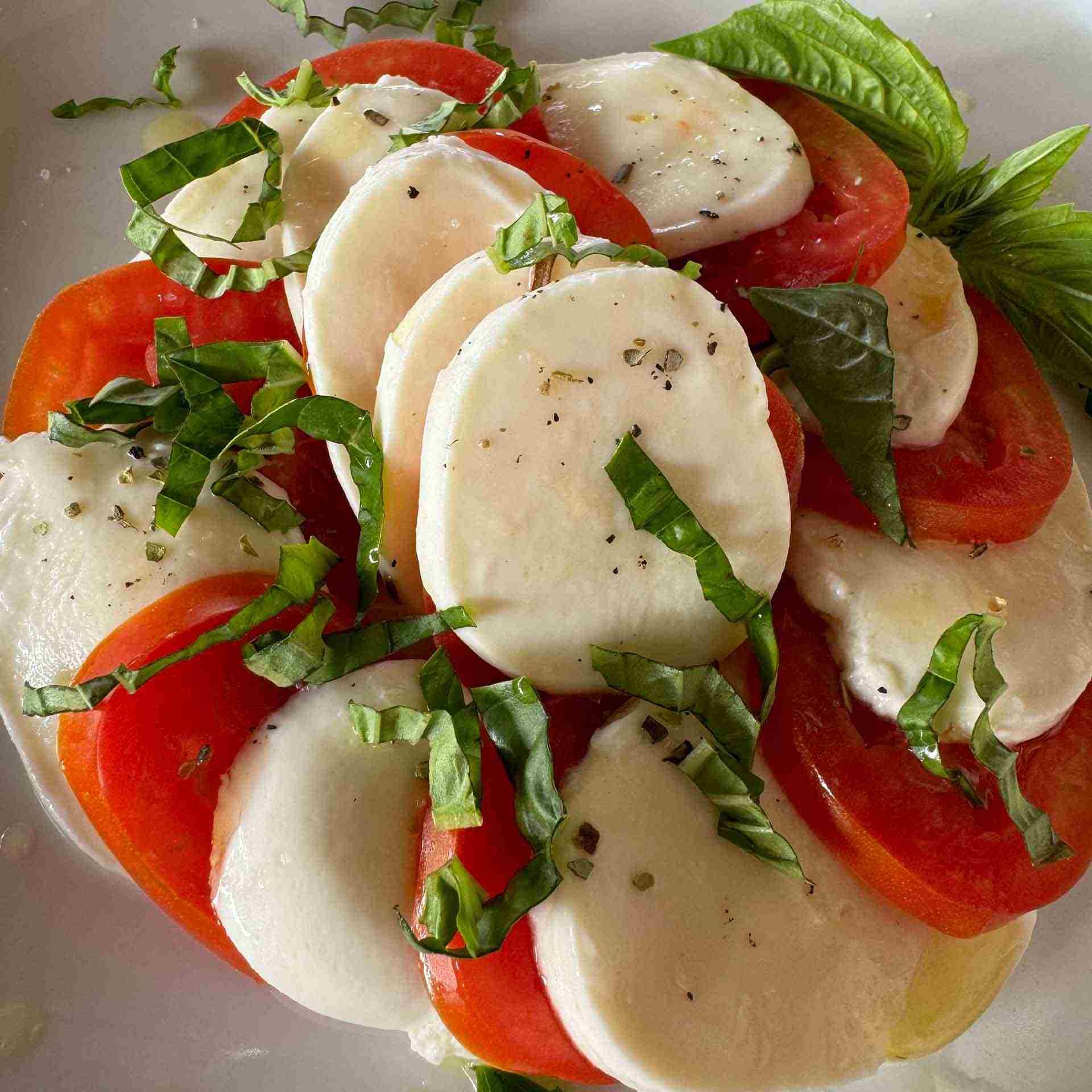 mozzarella caprese salad