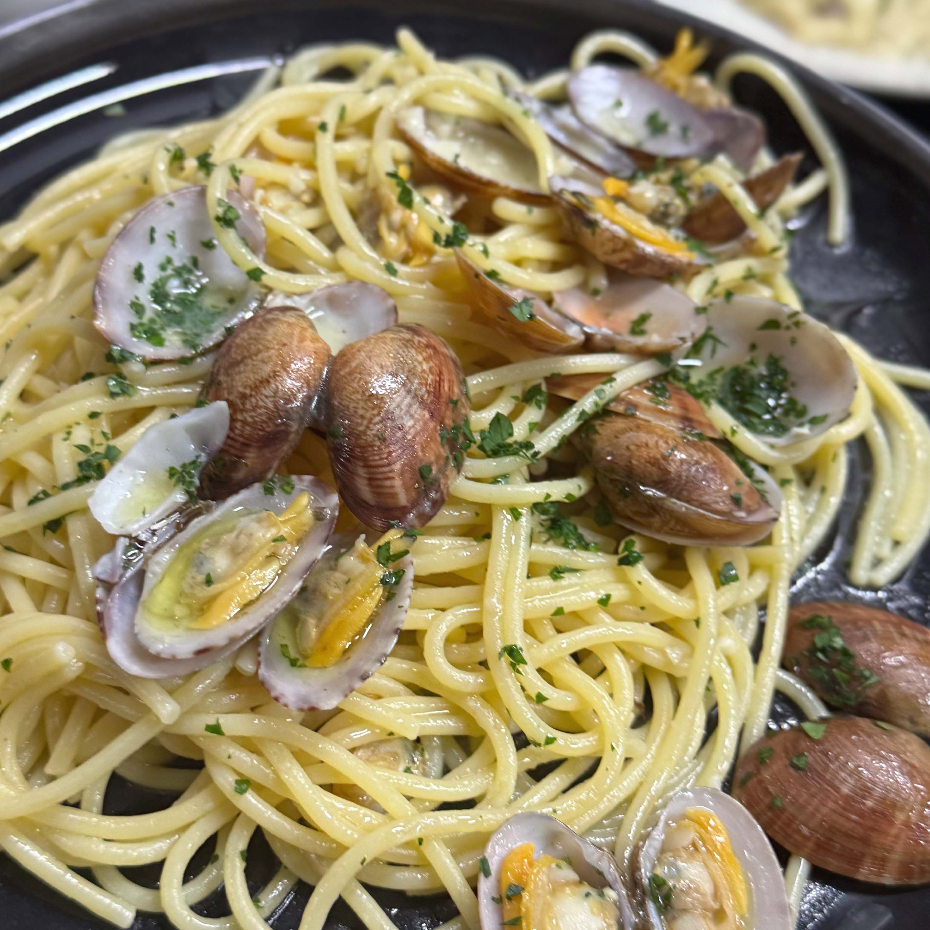 spaghetti vongole e limone