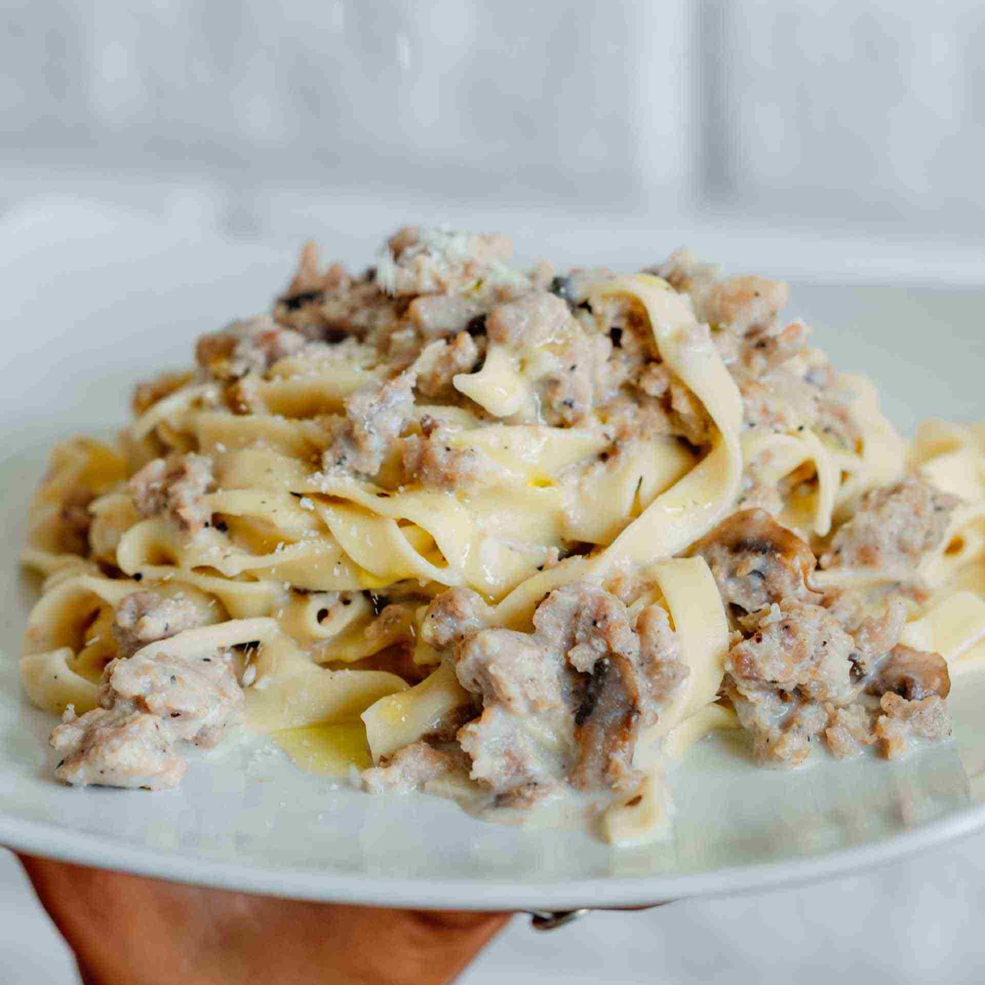 fettuccine alla norcina