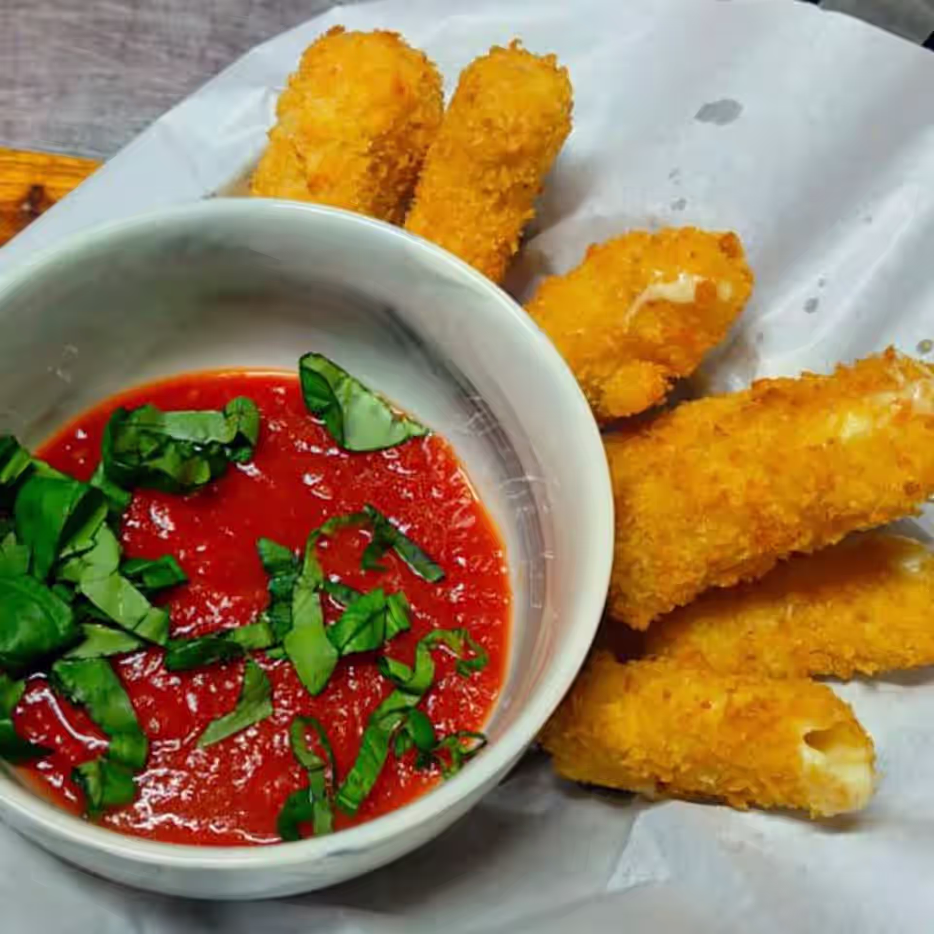 mozzarella fritta dv