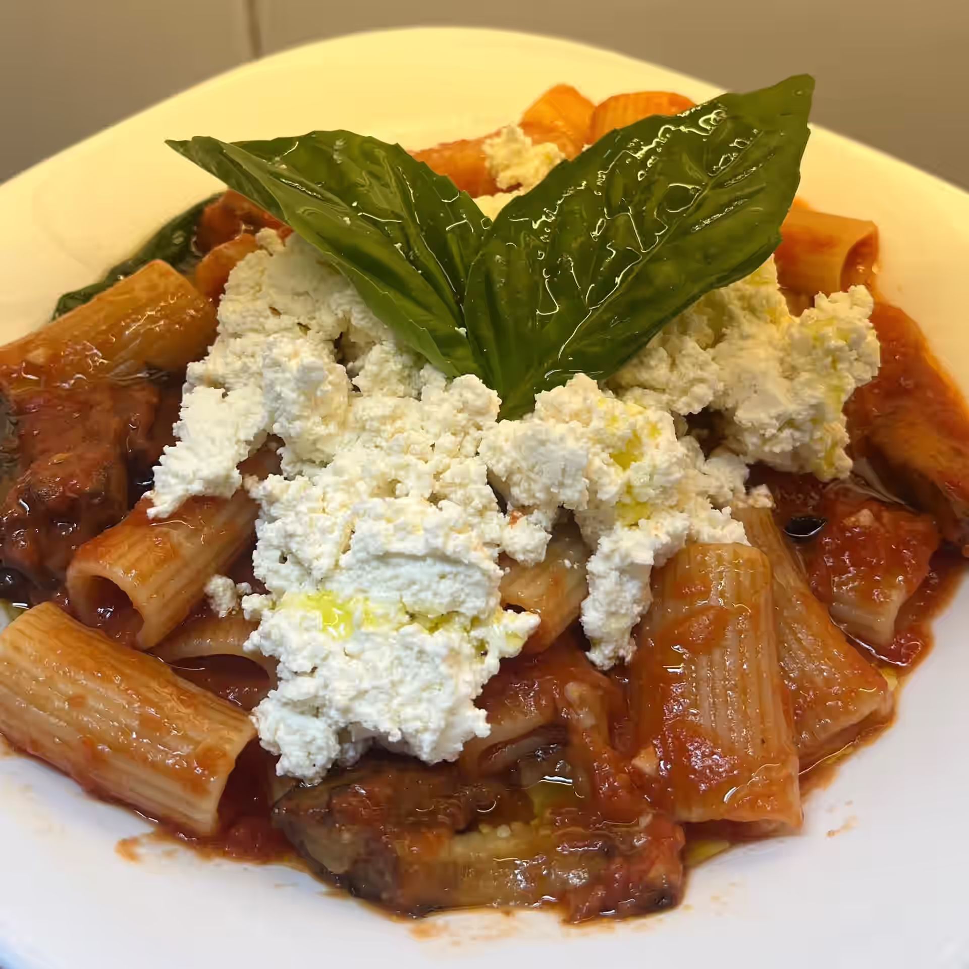 rigatoni alla norma dv