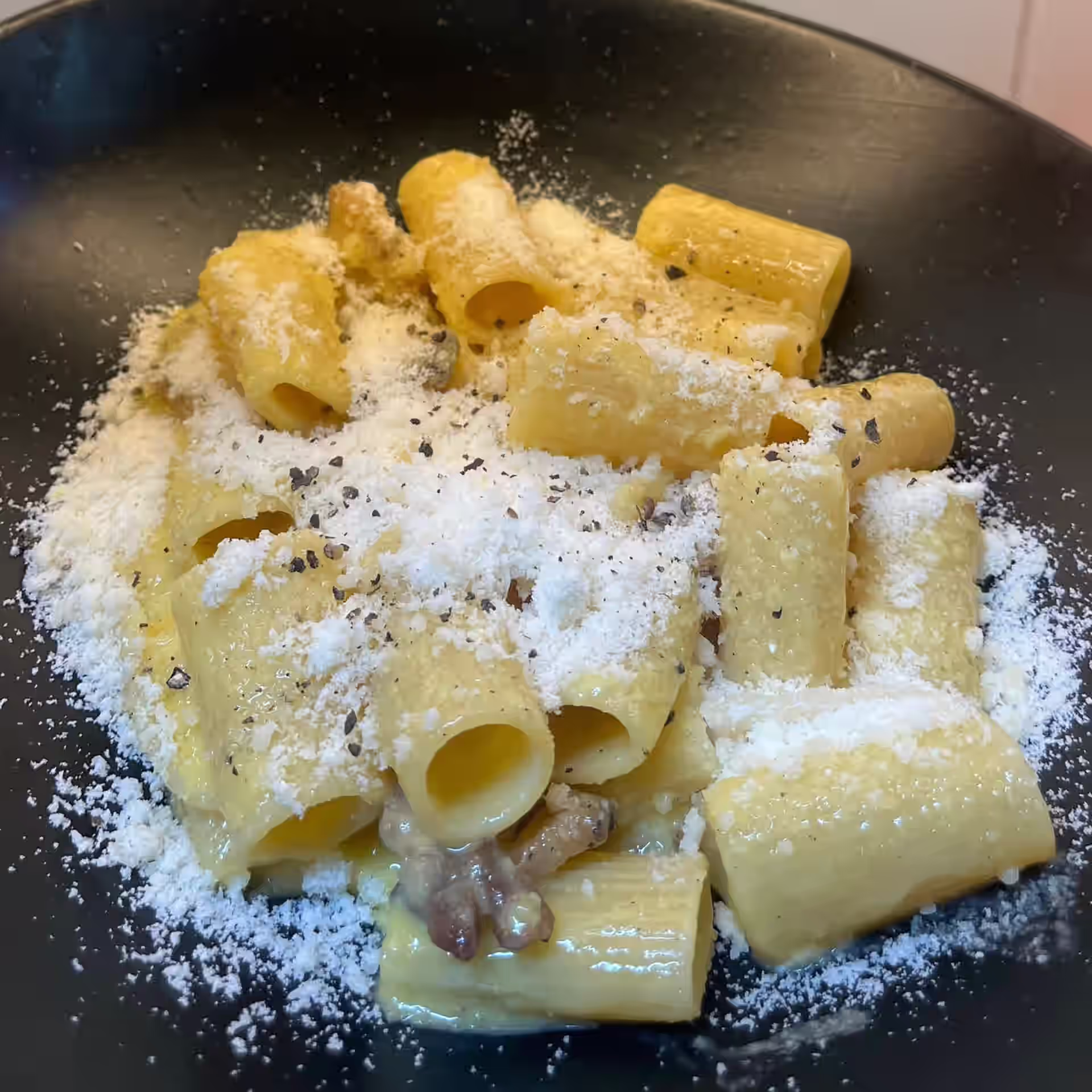 rigatoni alla carbonara dv