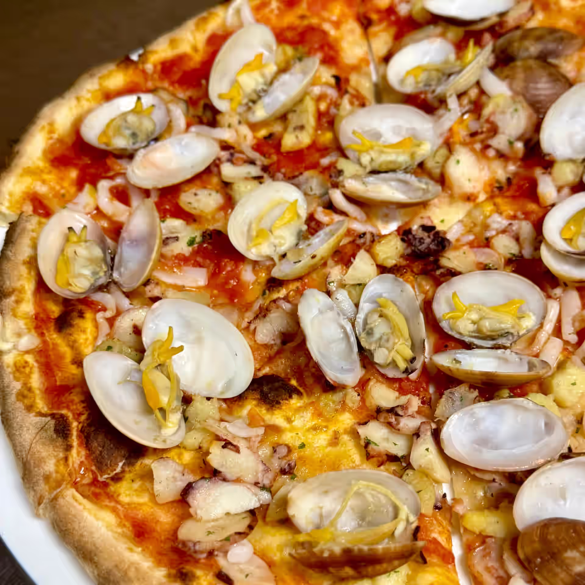 seafood pizza
