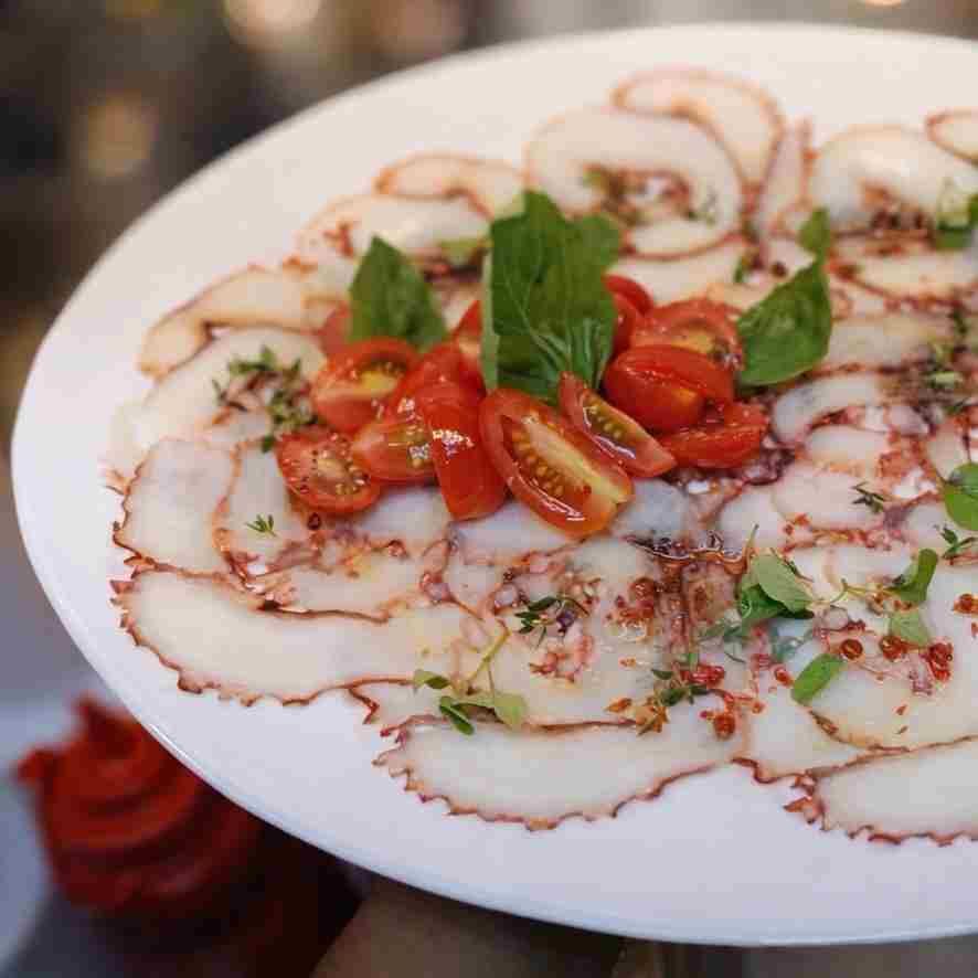 octopus carpaccio