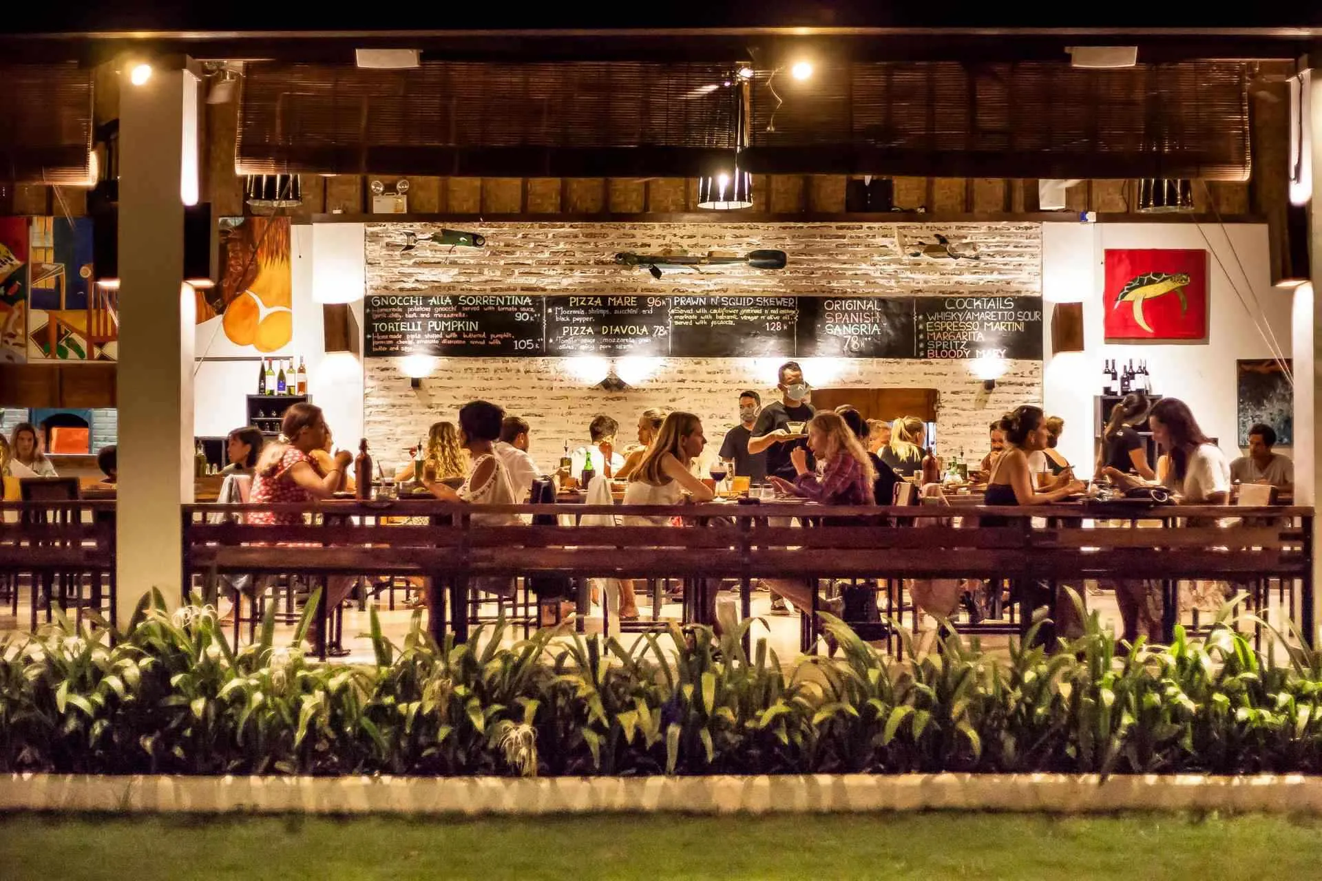 DiVino restaurant relax area billiard Bingin Bali